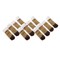 쓰리썬 니트 의자 발커버 12p, 베이지