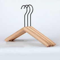 센스이따 아동용 원목 옷걸이 바지걸이 13 라운드 후크 15cm Y87, 블랙, 5개입