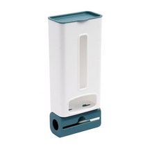 홈리빙 접착식 비닐봉투 정리함 다크그린, 1개