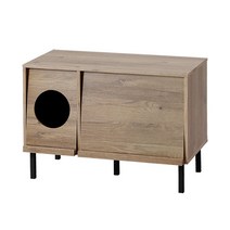 아이리스 고양이 숨숨 화장실 수납장 CTC-890, 애쉬브라운