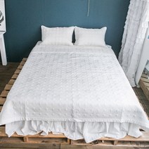 규아르 서클 풍기인견 침대 패드 겸 이불, 아이보리