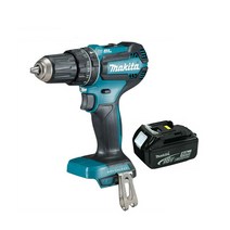 마끼다 18V 해머 드릴 드라이버 BL모터 DHP485Z + 5.0Ah 배터리 BL1850B, 1세트