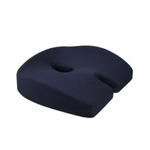 3D 초밀착 대나무숯 메모리폼 방석, 네이비