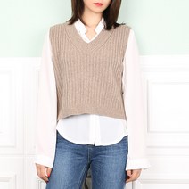오오엘 여성용 램 미엘 조끼