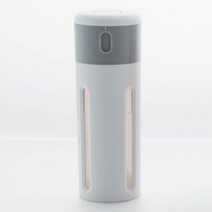 4in1 휴대용 디스펜서 + 스티커 세트, 그레이, 1세트