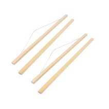 한수오 북유럽 인테리어 우드족자 2세트, 베이지우드