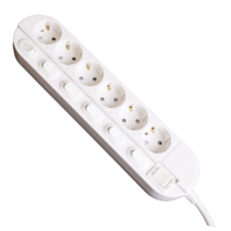 오성정밀 국산 개별 스위치 멀티탭 6구 랜덤발송, 1개, 4.5m