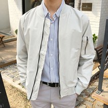 머시따 남성용 플라이트 숏 블루종 자켓 MA-1