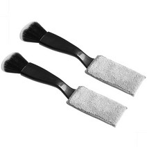 벤오토 2 in 1 차량용 멀티 브러쉬, 2개, 블랙