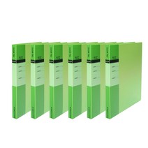 클리어 파일 Hc133 B5 20p, 연두색, 6개