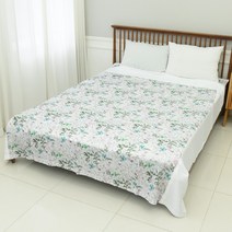 루루베딩 플라니아 인견 홑이불, B형-그린