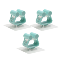 워니즈 우산 청소도구 다용도 걸이, 민트, 3개