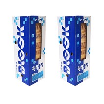 아가플러스 미니 원목 젠가 블럭 2p, 혼합색상