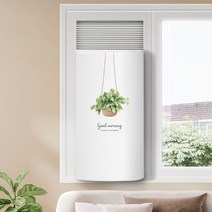 다샵 3중직 암막 그린모닝 에어컨커버 삼성형, 화이트