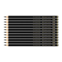 파버카스텔 PITT 매트 흑연 연필 115208 12p, 8B, 1개