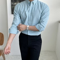 남자다잉 남성용 루이안 옥스포드 베이직 셔츠