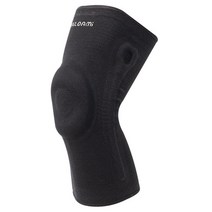 오저씨 더블스프링 무릎보호대 좌우겸용 블랙 L, 1개