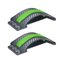 블럭마트 요추 마사지기 받침대 2p, 1개, 그린