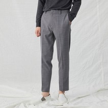 210에디트 남성용 체크 스판 4단계 기장 팬츠 테이퍼드핏
