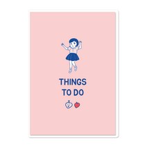 달퐁이네문방구 Things To Do 다이어리, 살구