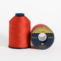 코튼빌 코아사 고급 미싱 재봉실 45수 2합 2p, 1700m, C025, 2개