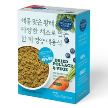 원더푸드 강아지 전연령용 한 끼 영양 대용식 닭고기 사료 4p, 생선, 320g, 1개