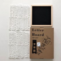 앤티스 레터보드 diy 인테리어 벽장식, 블랙