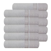 송월타월 그릭 175g 뱀부얀 혼방사, 라이트그레이, 10개