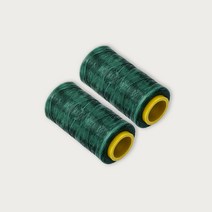 가죽공예 왁스실 초사용 1mm x 220m, 다크그린, 2개