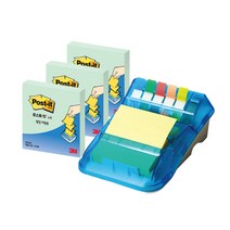 쓰리엠 포스트잇 팝업 디스펜서 KR-2001 + 팝업 리필 KR330 3p 세트, 애플민트(팝업 리필), 1세트