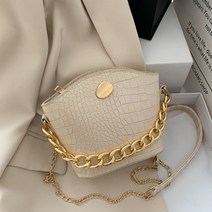 파이톤 체인 숄더백