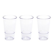 플라라 트라이탄 스타컵 591ml, 3개, 투명
