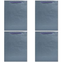 홀마크 단색 무지 세로형 쇼핑백 4p, 블루