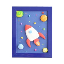 아디코 클레이액자 DIY 만들기 우주여헹, 혼합색상