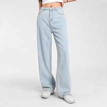 힙앤핏 여성용 기본템 롱 와이드 청바지 롱 ver