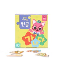 핑크퐁 아기퍼즐 한글, 혼합색상