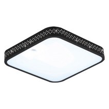 가온엘이디 마름모 LED 센서등 15W 주광색, 블랙
