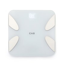 카스 블루투스 스마트 체중계, BF-1905B, Milky White