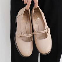 지쎄 제이슈 천연 양가죽 수제 플란 단화 3.5cm