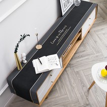 북유럽 심플 텍스트 TV장 테이블 매트, TYPE03