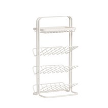 심플키친 4단 조미료 정리 랙 SK-046, 화이트