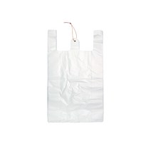 스위스녹스 손잡이 마트 비닐 봉투 유백, 20L, 100매