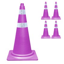 동광세이프티 칼라콘 보라색, 5개