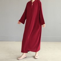 비나인 베띠 심플넥 롱원피스