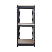 피피랙 무볼트 무소음 조립식 앵글선반 3단 500 x 500 x 1200 mm 6R02BW0505123, 검정