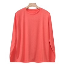 레몬소울 여성용 캔도아 베이직 라운드 긴팔티