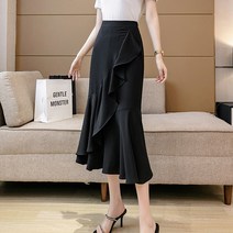 포플러앤씨 윌리 언발 프릴 스커트