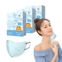 아이바나리 에어 황사 방역용 마스크 소형XS KF94, 10개입, 3개, 아쿠아 블루
