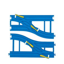 프라레일 토마스와 친구들 복선 확장 레일 R-15, 파란색 + 노란색