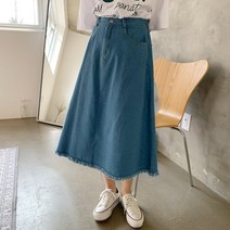 린다샵 슬리키 밑단헤짐 롱스커트 SK3519K12